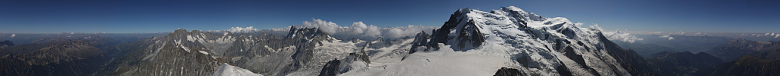Panorama of Mont Blanc